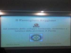 28 settembre - "Il Parmigiano Reggiano nel contesto dello sviluppo territoriale, economico e turistico della provincia di Parma."