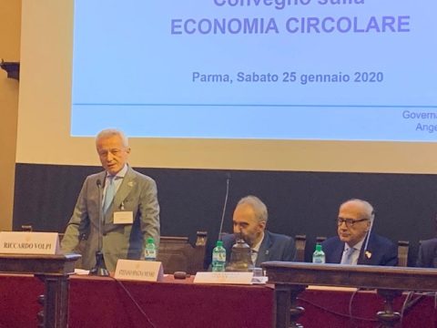 Convegno Distrettuale sull’Economia Circolare- Intervento inaugurale del nostro presidente Riccardo VOLPI – Parma 25 Gennaio 2020.