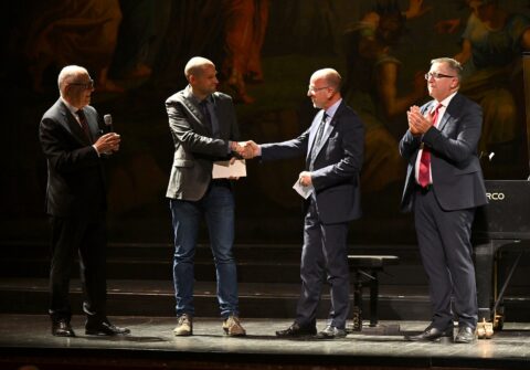 Cerimonia di premiazione di Siel AGUGLIARO vincitore del concorso Premio Verdi 2023 – Teatro Regio di Parma – 16 Ottobre 2023